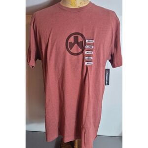 Magpul Icon Logo T-Shirt Mens L Redrock Heather NEW NWT Cotton Poly Blend